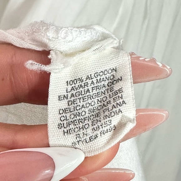 Raga Riptide backless white eyelet maxi dress size S - Picture 6 of 7